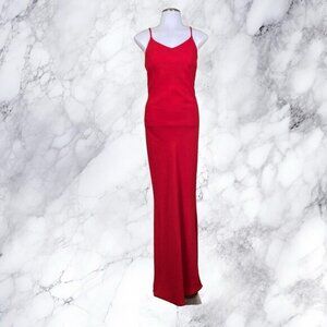 VTG Reference Clothing Co Red Maxi Dress
